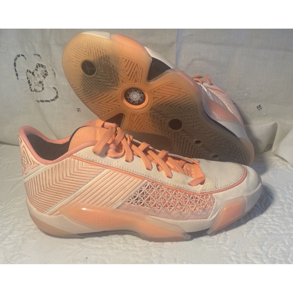 Air Jordan 38 Low 'Crimson Tint' Orange Sneakers, Size 8 FD2326-800 BNIB